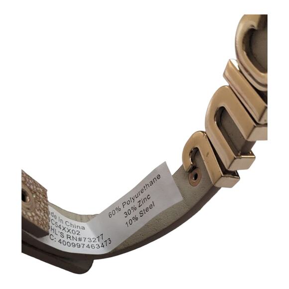 Juicy Couture Limited Edition Rainbow Gold Dog Collar Size Med‎ - Picture 3 of 5